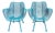 Pair MCM Russell Woodard Sculptura Iron Lounge Chairs For Sale