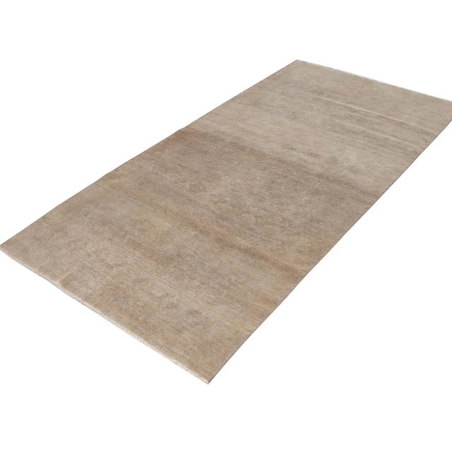 Traditional Washed Out Vintage Turkish Wool Rug For Sale - Image 3 of 6