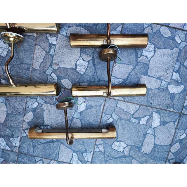 1970s Vintage Brass Wall Lamp, 1970s For Sale - Image 5 of 12