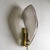 Designer Gray Sanded Leaf Murano Glass Wall Sconces, Contemporary Set of 4 For Sale - Image 4 of 8