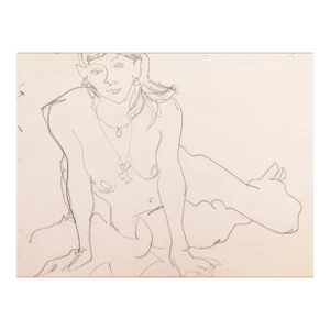'Nude' by Victor Di Gesu, Paris, Louvre, Salon D'Automne, Académie Chaumière, Los Angeles County Museum of Art, San Francisco Art Association, Carmel