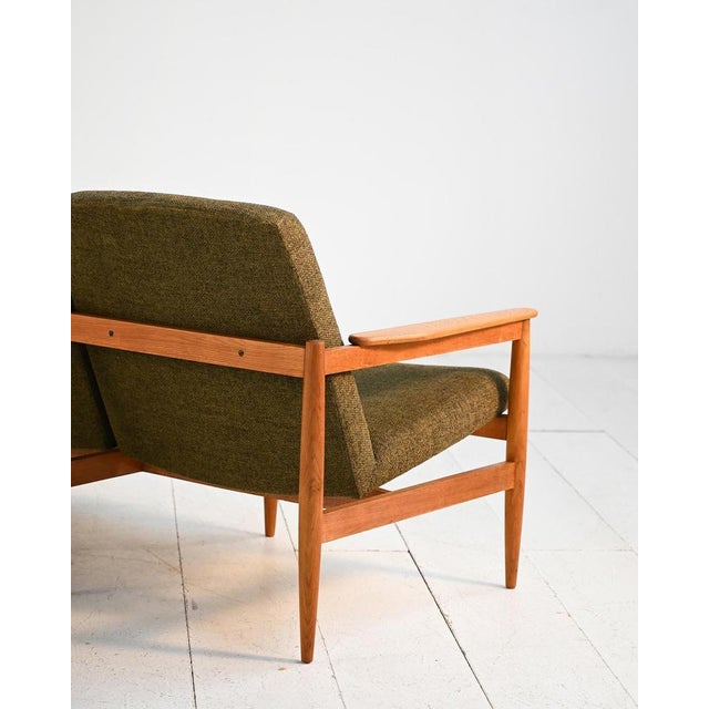 Scandinavian Three-Seater Sofa in Oak, 1950s For Sale - Image 6 of 13