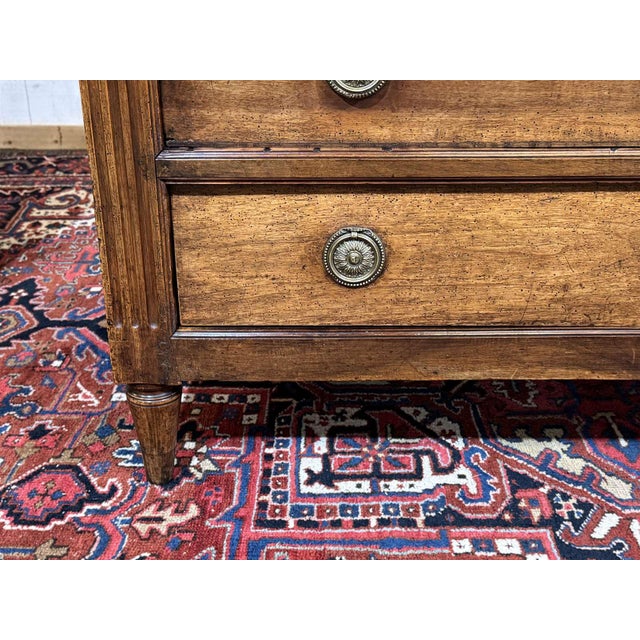 18th Century Louis XVI Chest of Drawers in Walnut For Sale - Image 4 of 18