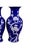 Early 20th Century Pair Chinese Porcelain Cobalt Vases, Early 20th Century For Sale - Image 5 of 8