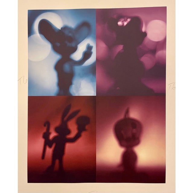 Blue Todd Gray, Color Iris Photo Print Conceptual Shadow Cartoons Polyptych Photograph Todd Gray, c.1997 For Sale - Image 8 of 10