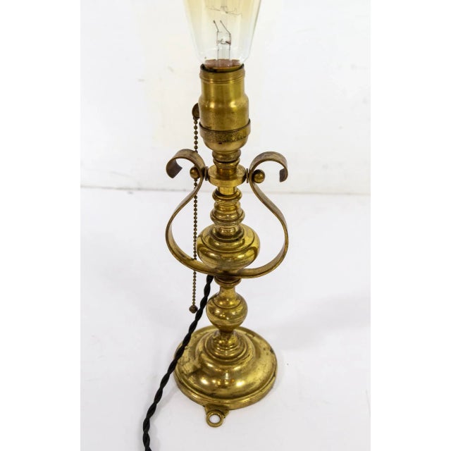 Brass Late 19th Century Brass Gimbal Ship Sconce For Sale - Image 8 of 11