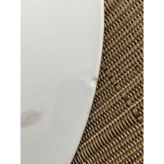 Ceramic Antique Austrian Porcelain Cabinet Portrait Plate Constance of Austria For Sale - Image 7 of 7