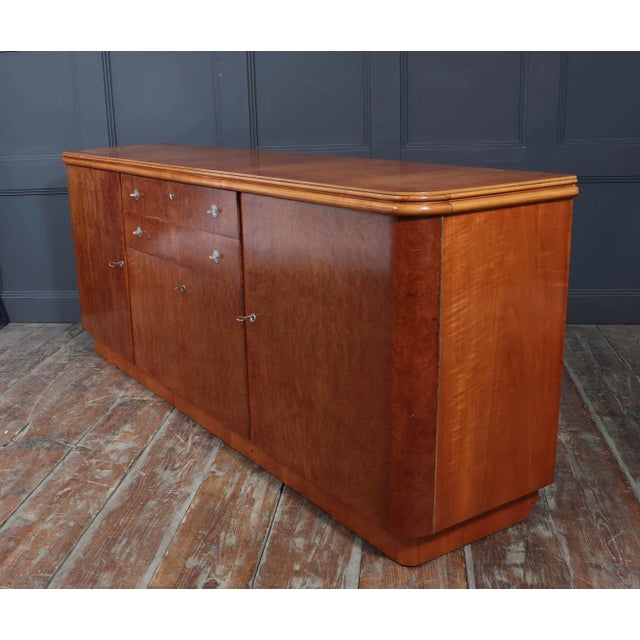 Vintage French Art Deco Credenza, 1930s For Sale - Image 14 of 17