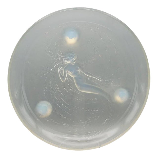 Art Deco Glass Charger by Rene Lalique, 1920s For Sale