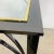 Chrome Regency Modern Dark Chrome and Glass End Table- Design Institute of America For Sale - Image 8 of 13