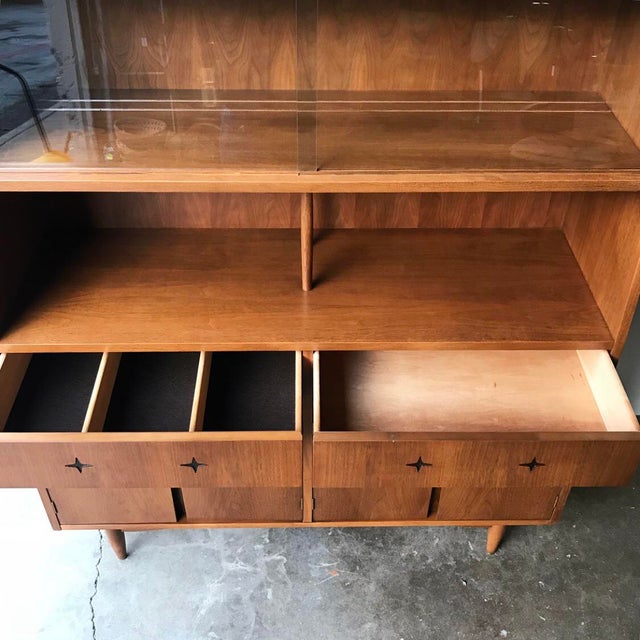 1960s Mid Century Modern Garrison Furniture China Hutch Chairish