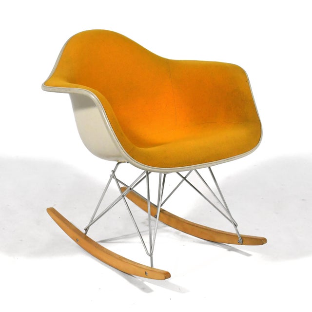 If an employee of Herman Miller were to have a child, they were given an Eames "RAR" rocking chair to rock the newborn. It...