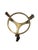 Vintage Optical Glass Ball on Brass Stand For Sale - Image 4 of 5