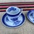 Spode A Set of 4 Copeland Spode Fitzhugh Blue Demitasse Cups and Saucers, Circa 1960’s For Sale - Image 4 of 12