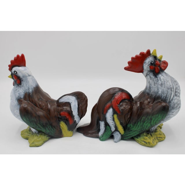 1970s Vintage Farmhouse Ceramic Chickens For Sale - Image 5 of 12