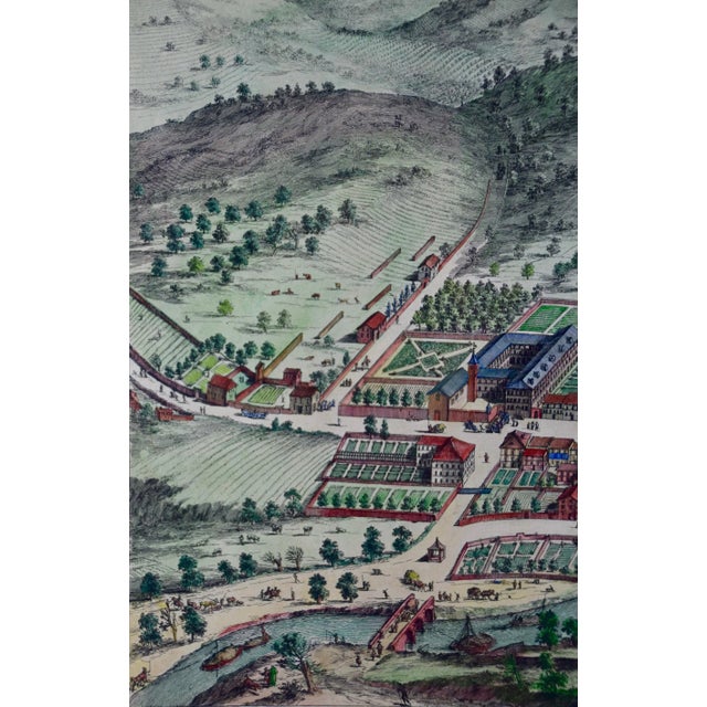 City Plan of La Roche-Sur-Foron, France, 17th Century Hand--Colored Map by Coenraet Decker, 1682 For Sale In San Francisco - Image 6 of 8