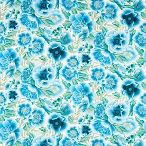 Harlequin Marsha Fabric in Delft/Lagoon/Porcelain
