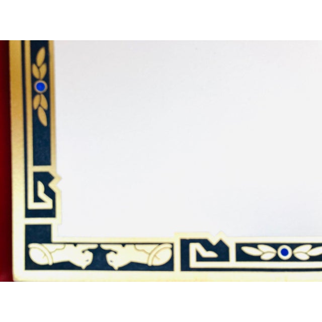 Cartier Iconic Panther Design Card and Envelope Set Luxury Stationery For Sale - Image 9 of 10