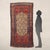 Malayer rug in wool, fine knot, hand-made. This piece is attributed to the mentioned designer/maker. It has no attribution...