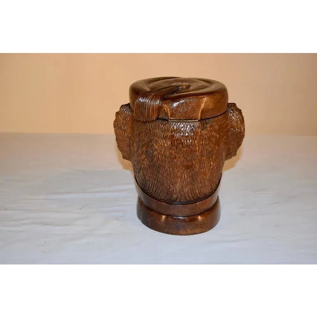 19th C Black Forest Carved Humidor For Sale - Image 4 of 6