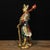 Late 19th Century Late 19th Century Polychrome Bronze Skanda Statue, Buddhist Protector, 1.23kg For Sale - Image 5 of 9