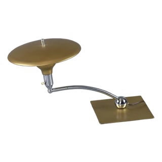 m.g. Wheeler Sight Light Saucer Atomic Age Articulating Table Lamp For Sale