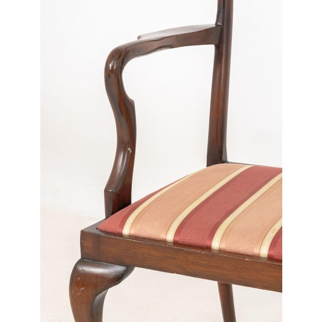 Queen Anne George II Style Mahogany Chair Back Sofa For Sale - Image 3 of 6