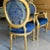 2020s Tufted Chair Blue French Rococo Style - Set of 2 For Sale - Image 5 of 7