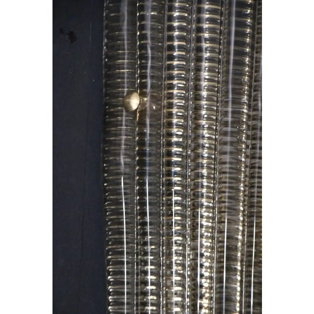 Textured Smoked Murano Glass Sconces with Little Black Glass Pearls, 1980s, Set of 2 For Sale - Image 4 of 10