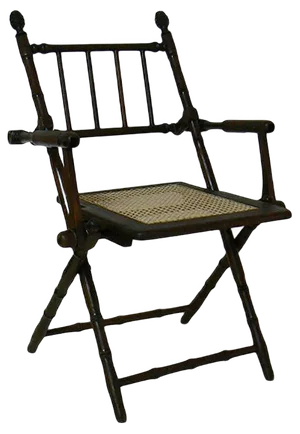 Military General Folding Chair, 1880s