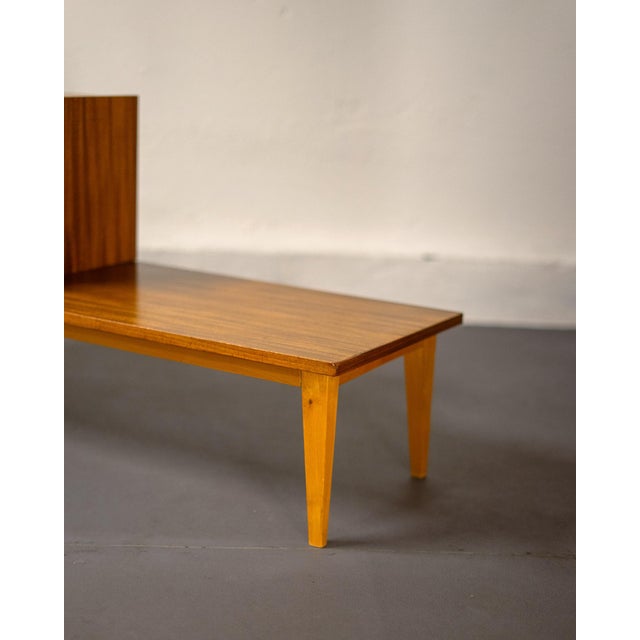 Mid-Century Modern Teak Telephone Bench, Germany, 1960 For Sale - Image 4 of 11