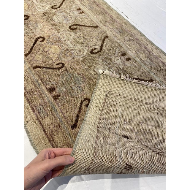 Early 21st Century Modern Samarkand Abstract Wool Runner by Doris Leslie Blau For Sale - Image 5 of 8