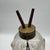 1850s Gothic Arch Pressed-Glass Oil Lamps, Attributed to Boston & Sandwich, - Pair For Sale - Image 9 of 18