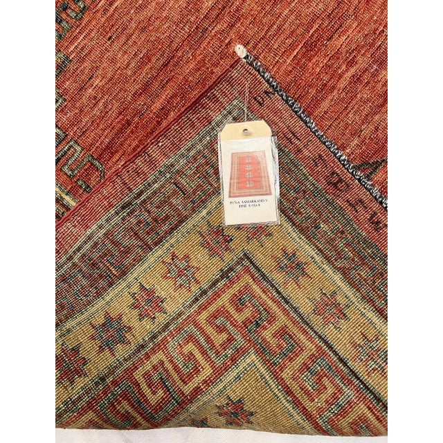 Samarkand Design Area Rug- 6′8″ × 8′9″ For Sale - Image 4 of 4