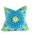 Add A New Look By Using Pillow Covers Made of Designer Fabric! Size: 20x20 On the Front: Soleil Printed Fabric in Aqua On...