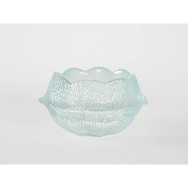 Holmegaard Danish Glass Bowl by Sidse Werner for Holmegaard, 1980s For Sale - Image 4 of 9