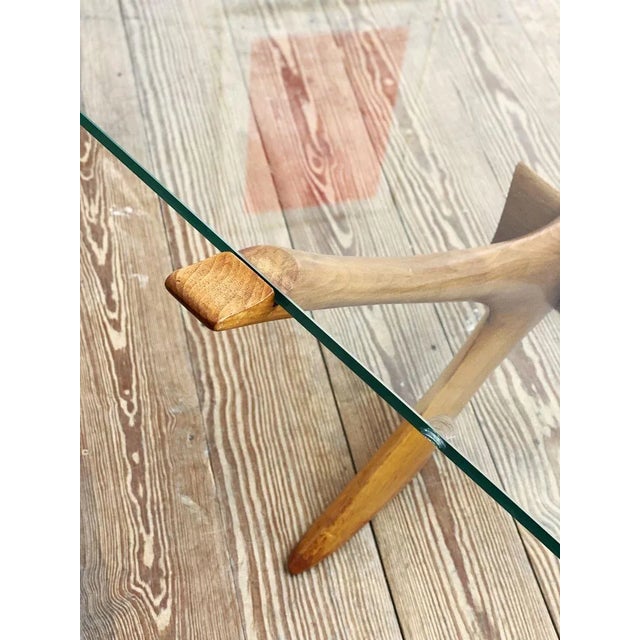Mid-Century Danish Coffee Table in Mahogany and Glass by Illum Wikkelsø for Christiansen Silkeborg, 1960s For Sale - Image 9 of 16