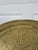 Moroccan 12 Inch Brass Decorative Plate For Sale - Image 3 of 6
