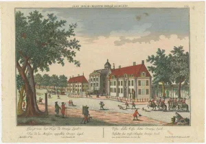 Georg Balthasar Probst, Optica View of Huis Ten Bosch, Netherlands, 1760, Print