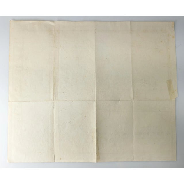 Paper 19th Century Hand Colored Map of New York State From 1842 For Sale - Image 7 of 8