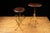 Mid 20th Century Pair of After-Maison Bagues Faux Bamboo Side Tables With Magazine Rack For Sale In Chicago - Image 6 of 16