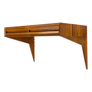 Cado System Teak Wall Unit Desk from Poul Cadovius, 1960s For Sale