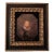 Ntique European Portrait Painting on Copper in Giltwood Frame, 19th Century For Sale