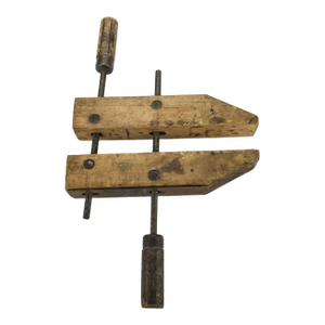 Vintage Solid Wood Carpenter Screw Clamp
