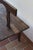 19th Century French Rustic Bench in Wood with Scalloped Back For Sale - Image 6 of 14