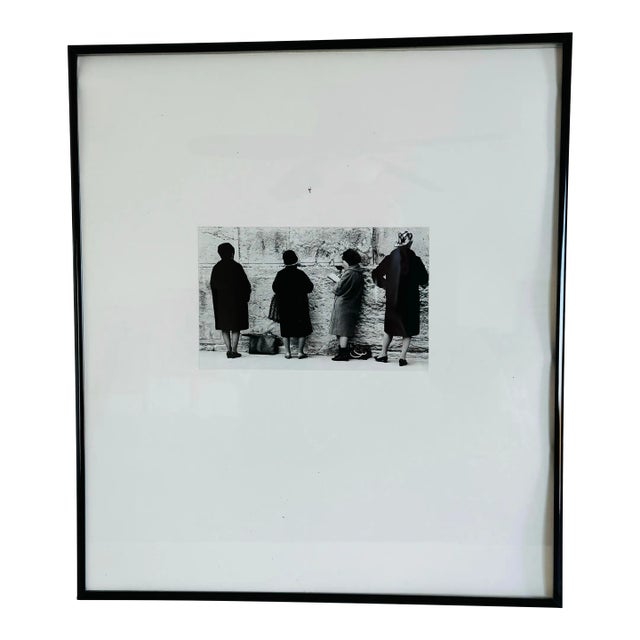 Vintage 1968 Photo “Western Wall” Jerusalem by Irene Shwachman For Sale