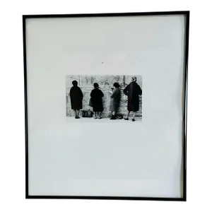 Vintage 1968 Photo “Western Wall” Jerusalem by Irene Shwachman