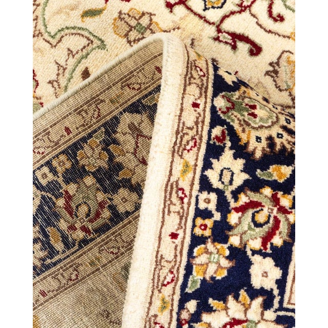 Mogul, One-of-a-Kind Hand-Knotted Area Rug in Ivory, 3' 1" x 5' 4" For Sale In New York - Image 6 of 8