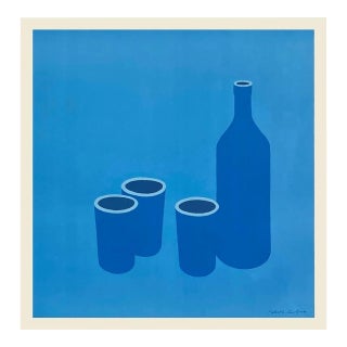 1966 Patrick Caulfield Bottle and Cups Poster For Sale