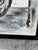 Black Mid Century Modern "Kristina" Wall Art Painting After Christian Bjorn Larse, Framed and Signed by the Artist For Sale - Image 8 of 10